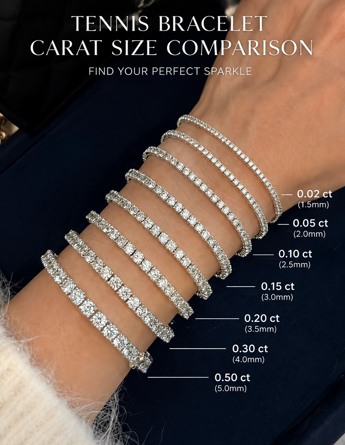 Lab Grown Diamond Tennis Bracelet